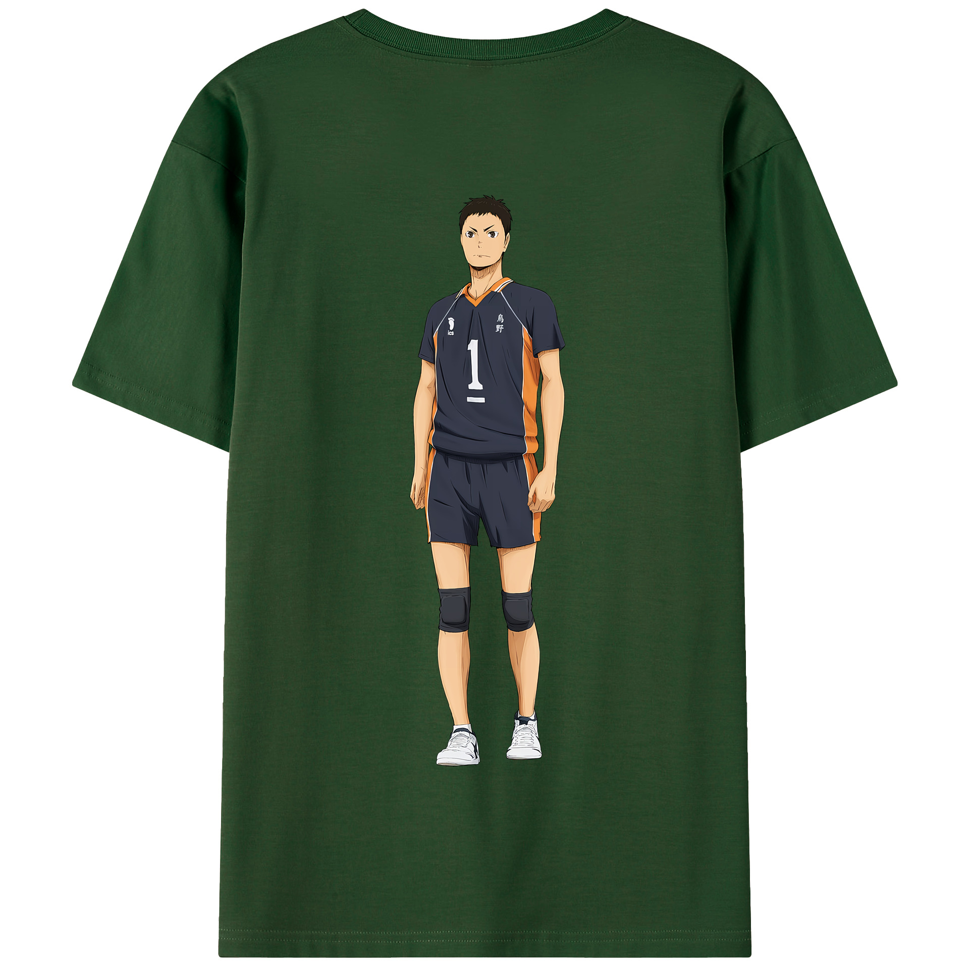 （画像用） ハイキュー!! Haikyu!! 綿100％半袖Tシャツ（背面プリント）